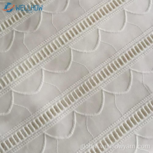 Lace Embroidery Fabric Lace Embroidery Fabric Cotton Fabric Manufactory